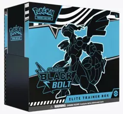 POKEMON SCARLET AND VIOLET BLACK BOLT ELITE TRAINER BOX ETB [NEW SEALED] - Image 1