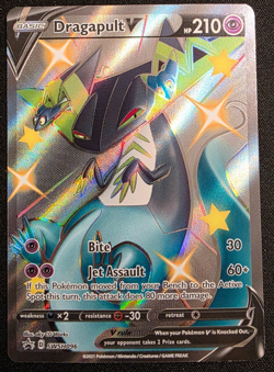 Dragapult V SWSH096 Black Star Promo Pokemon Sword & Shield NM - Image 1
