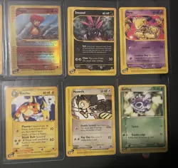 Pokemon TCG 10 Card E-Reader Lot (A) - Holo Expedition Aquapolis Ruby Sapphire - Image 3