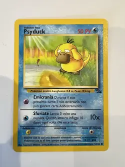 Pokemon TCG Psyduck Fossil 53/62 Regular LP. - Image 1