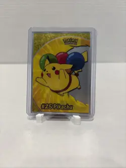 2000 Topps Pokemon Pikachu PC1 #25 TV Animation Clear Card - Image 1