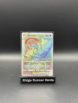 Mewtwo VSTAR Rainbow Secret Rare Holo Pokemon GO 079/078 - Image 1