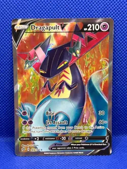 Pokemon Tcg Dragapult V Full Art 183/192 Rebel Clash - Image 1