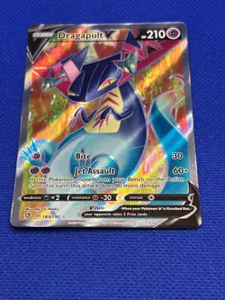 Pokemon Tcg Dragapult V Full Art 183/192 Rebel Clash - Image 2