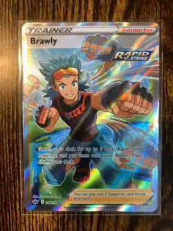 Pokemon TCG - Brawly - 188/198 - Full Art - Chilling Reign - NM/M - Image 1