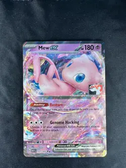 Pokemon Mew EX TCG 151/165 Play! Prize Pack Series 5 Stamped - Image 3