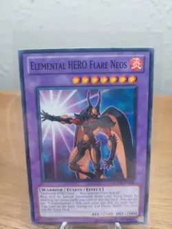 Yu-Gi-Oh Elemental HERO Flare Neos LCGX-EN058 Common Unlimited Edition Near Mint - Image 1