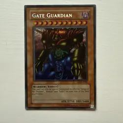Gate Guardian MRD-E000 Secret Rare Unlimited Edition LP Yugioh - Image 1