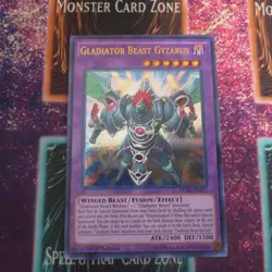 Yu-Gi-Oh! Gladiator Beast Gyzarus DUSA-EN071 1st Edition Ultra Rare NM - Image 1
