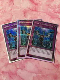 Yugioh: 3x Infinite Impermanence - Starlight Rare - MP25-EN032 - NM Playset - Image 1