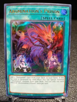 Yugioh! - Abomination's Prison - RA02-EN064 - Ultra R - 25'th An. Rarity - NM/M - Image 1