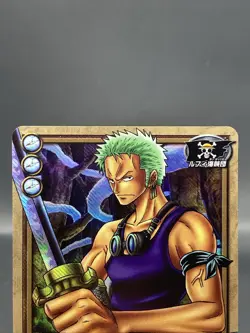 Roronoa Zoro One Piece Card Game Japanese Vintage SR Holo ES-C02 - Image 2