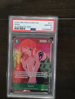One Piece Eb02 Nami Alternative ART PSA10 EB02-017 - Image 1