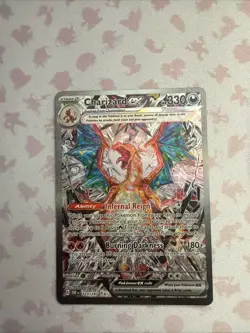 Charizard EX Full Art - 223/197 NM/Mint - SV03: Obsidian Flames - Pokemon Card - Image 1