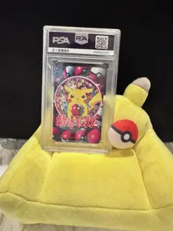 PSA9 1998 POKEMON TELEVI-KUN PLAYING CARDS PSYDUCK/PERSIAN/GOLDUCK/MEOWTH - Image 4