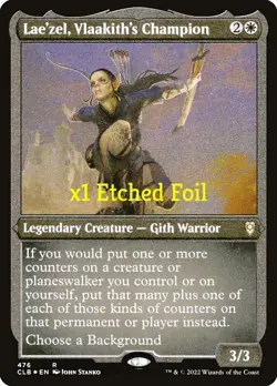 MTG Etched Foil CMR: Battle for Baldur's Gate Lae'zel, Vlaakith's Champion MINT - Image 1