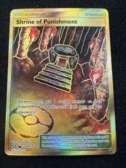 Pokemon Shrine of Punishment Gold Secret Rare SV90 from Hidden Fates NM- - Image 1