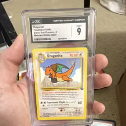 Pokemon Dragonite Black Star Promo CGC 9 Regular 1999 #5 Mewtwo Strikes Back - Image 1