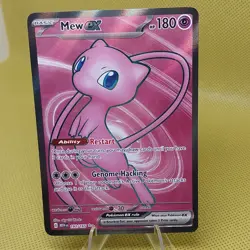 Mew EX Pokemon 193/165 Scarlet & Violet 151 Ultra Rare Holo Basic HP 180 - Image 1