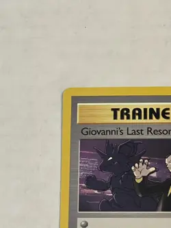 VTG Pokemon TCG Giovanni's Last Resort 105/132 Gym Challenge Non Holo Rare LP - Image 4