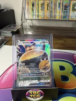 Snorlax GX SM05 Promo SM Black Star Promos Pokemon Near Mint - Image 1