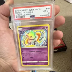 Pokemon Shining Mew Shiny Holo Rare PSA 8 Shining Legends 2017 40/73 English - Image 1