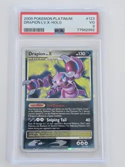 Pokemon Drapion LV.X Holo Platinum 123/127 PSA 3 - Image 1