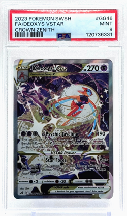 Pokemon Deoxys VSTAR Crown Zenith Alt Art GG46/GG70 PSA 9 Mint TCG - Image 1