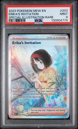 Erika's Invitation 203/165 PSA 9 Pokemon SV: 151 Special Illustration Rare - Image 1