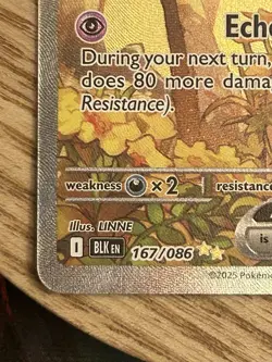 Pokemon TCG Meloetta ex 167/086 SV: Black Bolt Special Illustration Rare SIR NM - Image 4