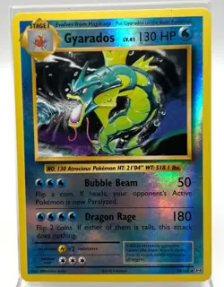 Gyarados Reverse Holo 34/108 Pokemon Card 2016 Evolutions LP - Image 1