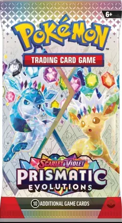Pokemon S&V TCG Trading Card Game Prismatic Evolutions Booster Packs Unopened - Image 1