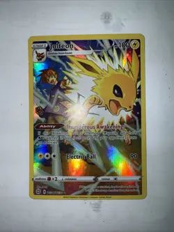 Pokemon Jolteon TG04/TG30 Ultra Rare Holo Trainer Gallery Card Brilliant Stars - Image 1