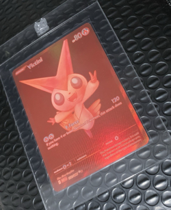 Pokemon English White Flare RED VICTINI 172/086 BWR CHASE CARD - Very Rare & HTF - Image 4