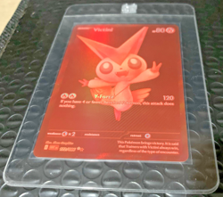 Pokemon English White Flare RED VICTINI 172/086 BWR CHASE CARD - Very Rare & HTF - Image 5