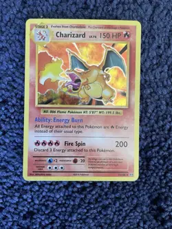 Pokemon TCG Charizard Reverse Holo Rare Card XY Evolutions 11/108 NM Condition - Image 2
