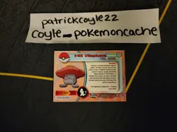 Vileplume #45 Chrome Holo Pokemon Topps Chrome Series 1 Card NM front/VLP back - Image 5