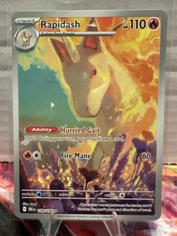 Rapidash 189/182 – Illustration Rare IR – Destined Rivals – Pokemon TCG NM - Image 1