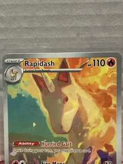 Rapidash 189/182 – Illustration Rare IR – Destined Rivals – Pokemon TCG NM - Image 2