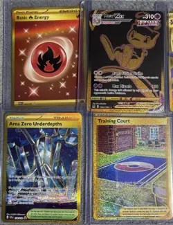 Pokemon TCG Lot Of 8 Full Art Rare Gold Cards NM 🔥 investment resell 🔥 - Image 3