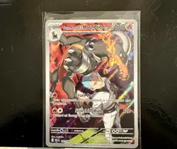 Pokemon TCG Destined Rivals Team Rockets Houndoom Illustration Rare - Image 1