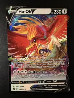 Ho-Oh V 140/195 - Pokemon TCG - Sword & Shield Silver Tempest - Image 1