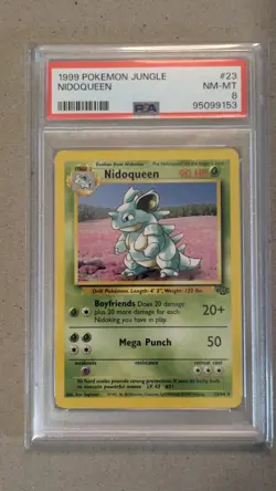 PSA 8 NM-MT Nidoqueen Pokemon Jungle 23/64 1999 Rare Vintage Collectable - Image 4