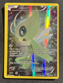 Pokemon Celebi Full Art XY111 Black Star Promo Holo - NM - Image 1