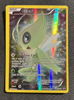 Pokemon Celebi Full Art XY111 Black Star Promo Holo - NM - Image 2
