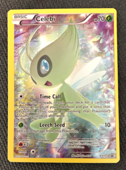 Pokemon Celebi Full Art XY111 Black Star Promo Holo - NM - Image 3