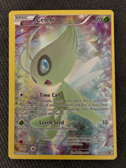 Pokemon Celebi Full Art XY111 Black Star Promo Holo - NM - Image 4