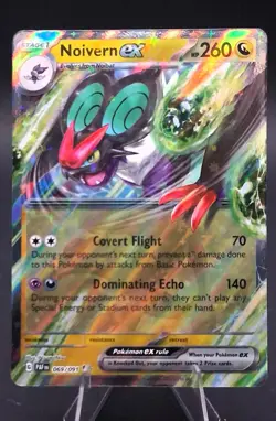 Pokemon TCG Noivern ex 069/091 Paldean Fates Double Rare Holo NM/M - Image 1