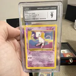 Pokemon Mew CGC 9 Black Star Promo #8 Pokemon League 2000 English - Image 1