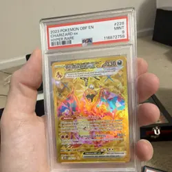 Pokemon Charizard ex Hyper Rare Holo PSA 9 SV03 Obsidian Flames 228/197 English - Image 1